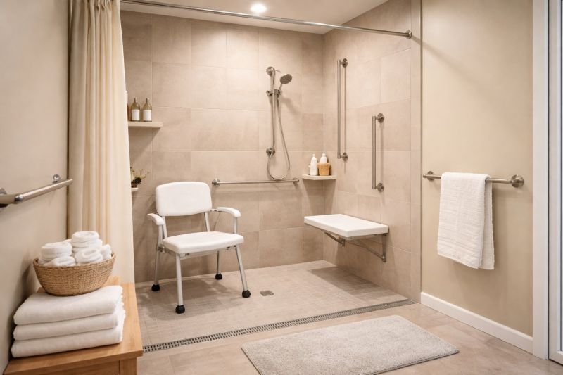 Senior Shower Installation detail